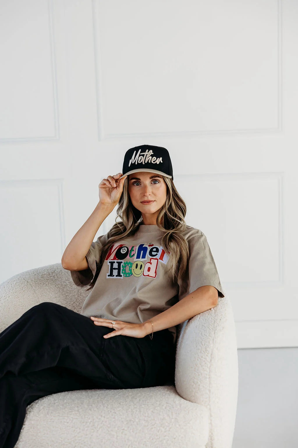 Motherhood Retro Oversized Graphic Tee