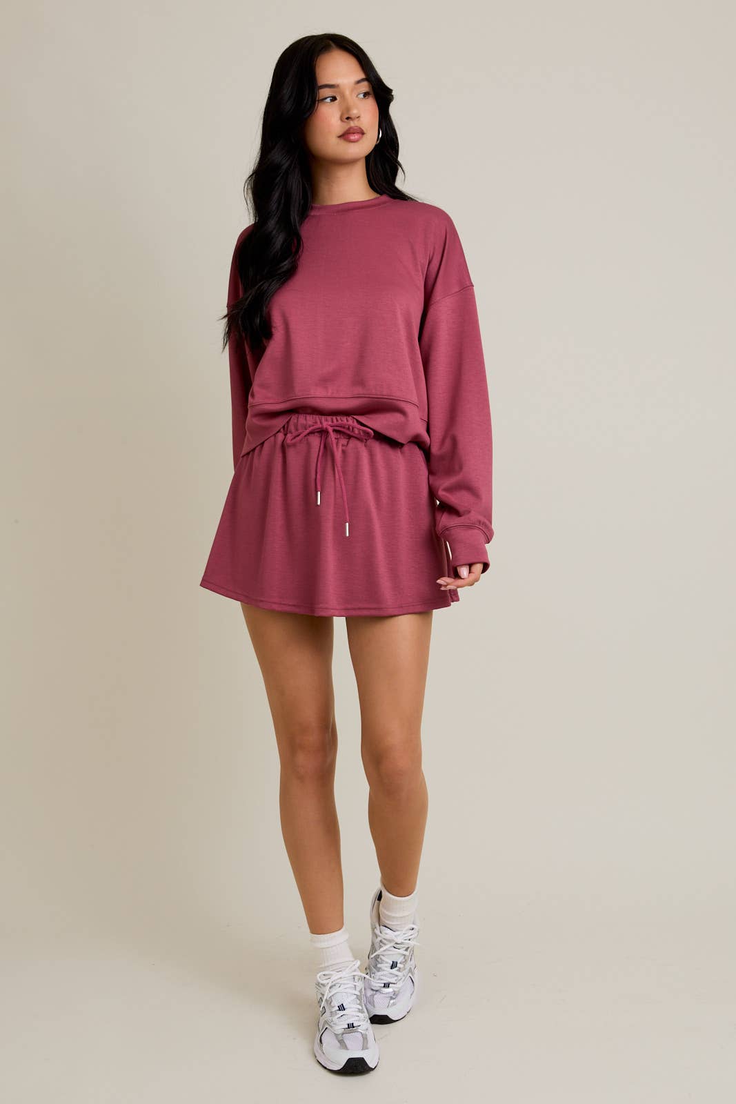 Sweatshirt Skort Set