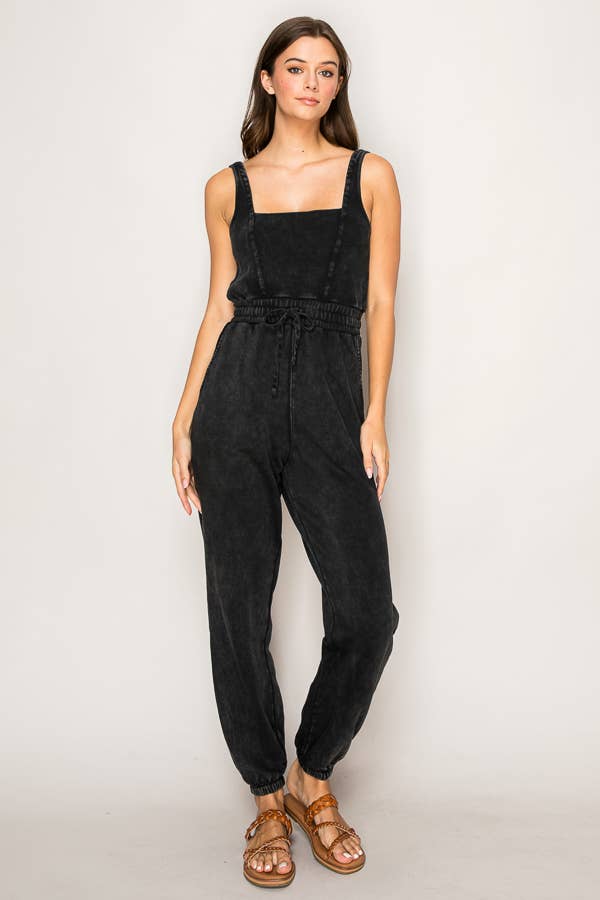 WASHED CAMI JUMPSUIT