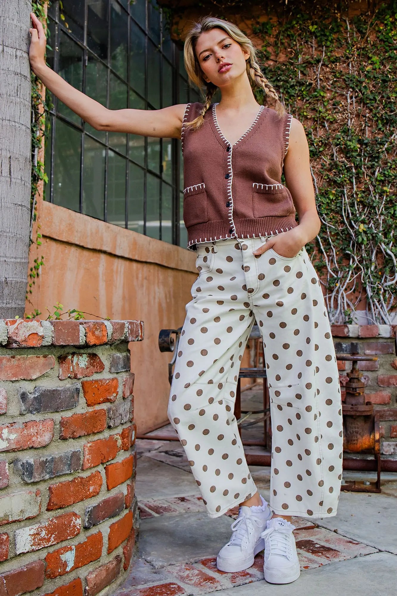 SUNDAY STROLL POLKA DOT JEANS