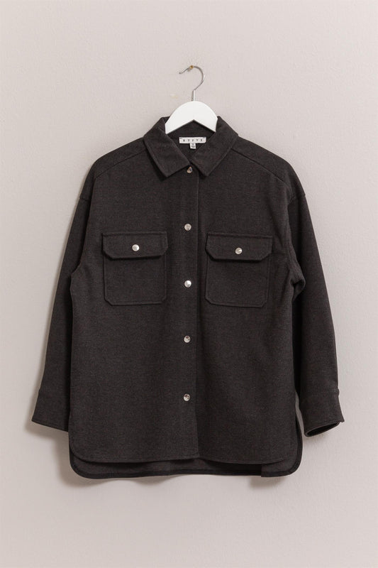 The Charcoal Weekend Shacket