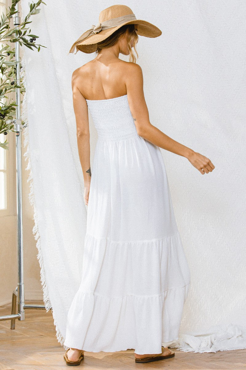 Smocked Tiered Dress