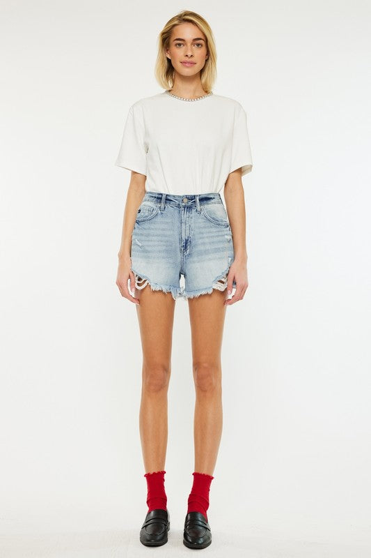 The Palm Denim Shorts
