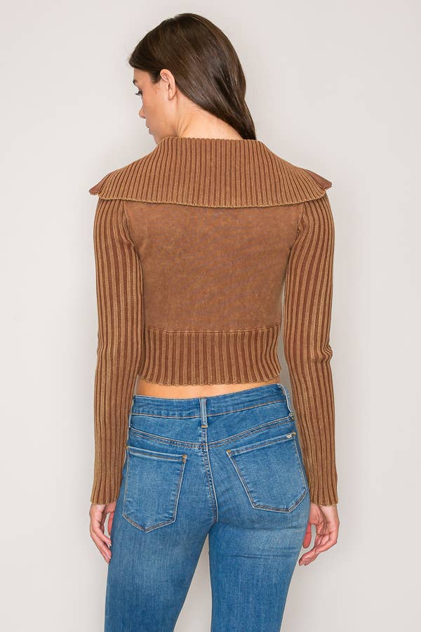 SWEATER ZIP UP