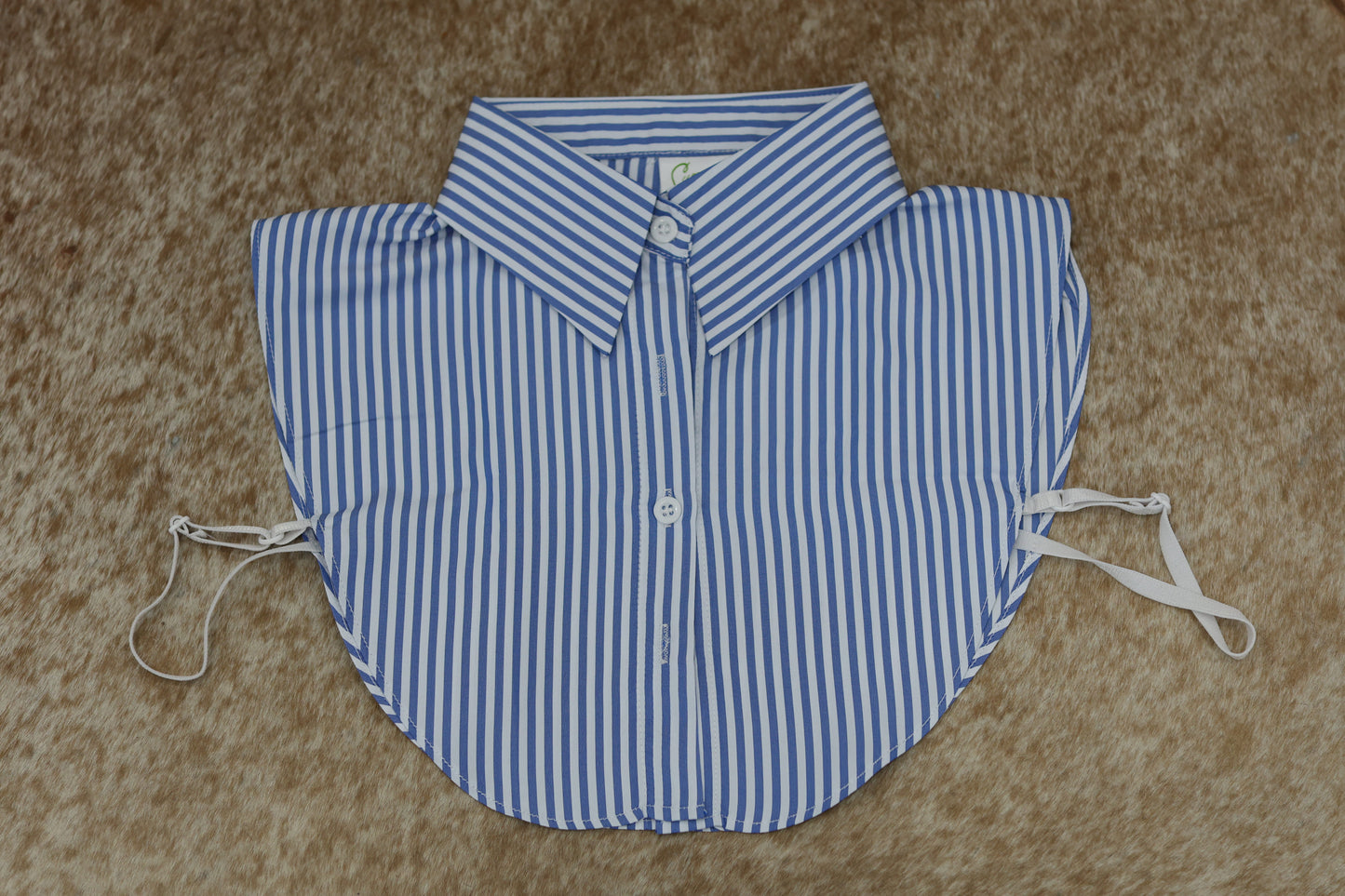 BLUE & WHITE STRIPED CORPORATE COLLAR