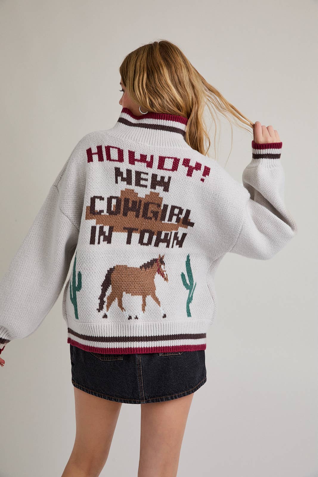 Howdy Cowgirl Sweater Jacket