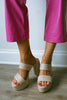 Nice Raffia Platform Sandal