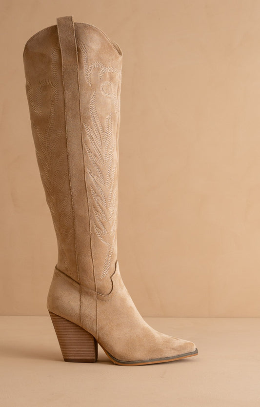 Bronco Western Knee High Boots LV