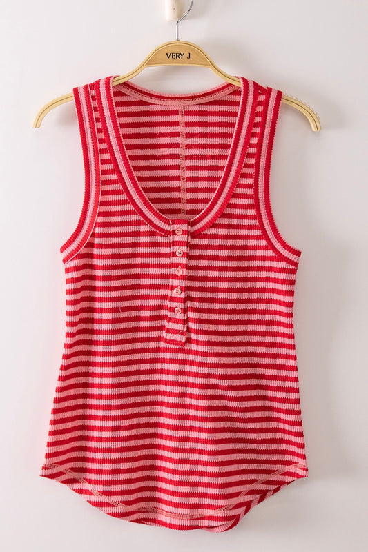 Cherry Coast Henley Tank