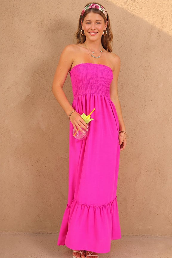 PINK PARADISE MAXI DRESS