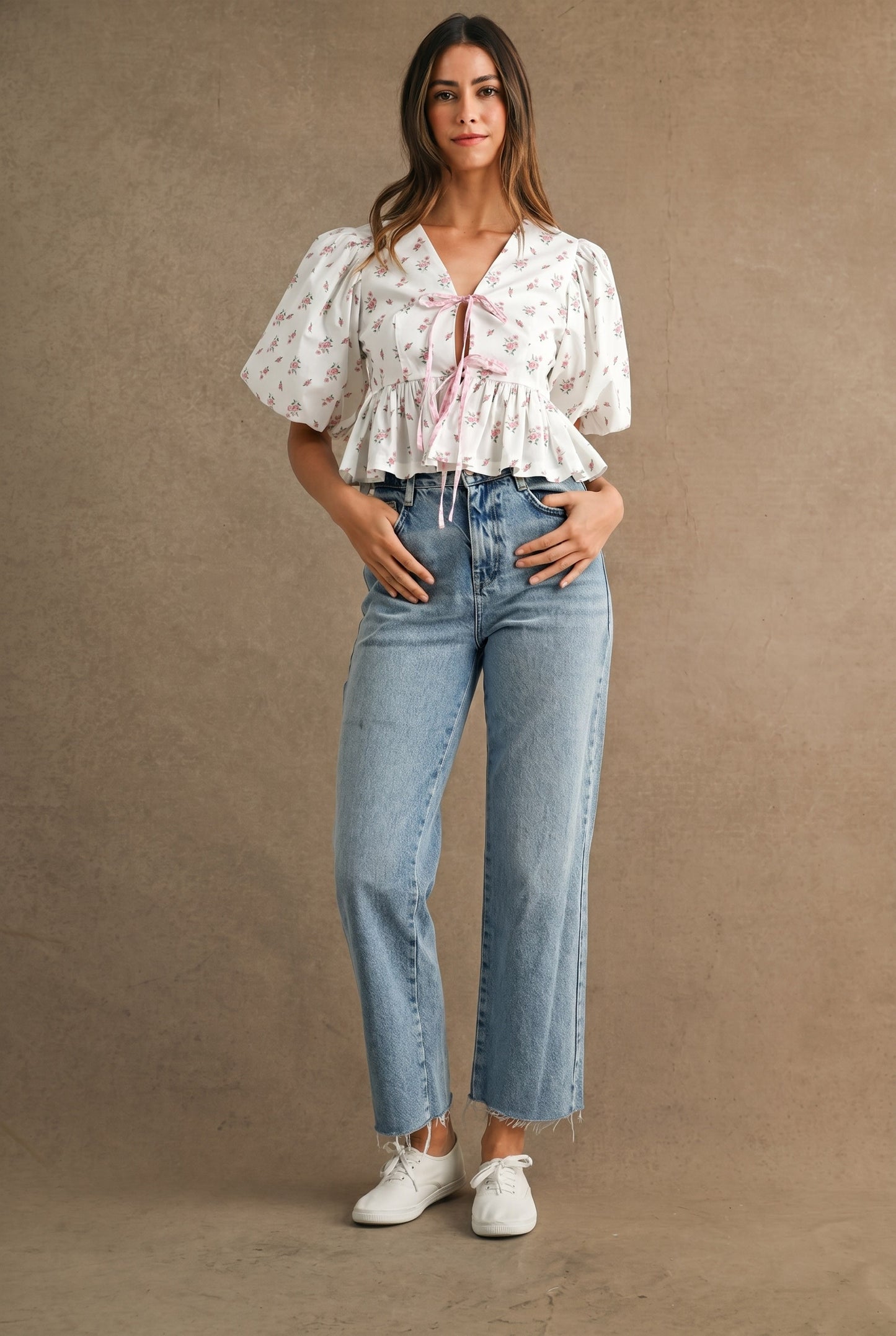 BLUSHING BLOOM TOP
