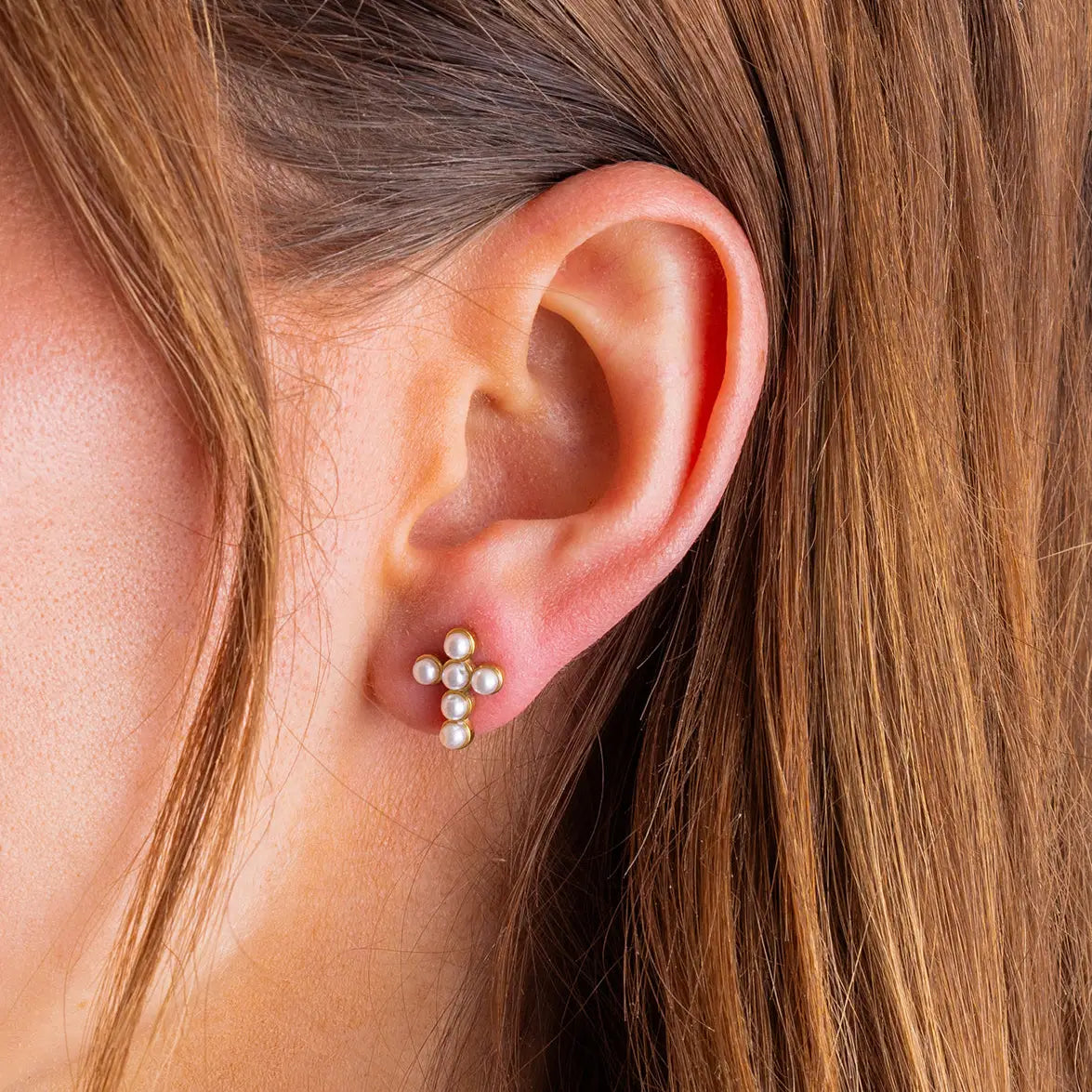 Faith Cross Earrings