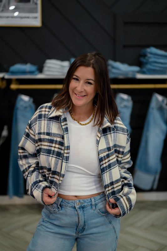 All you do Plaid Jacket