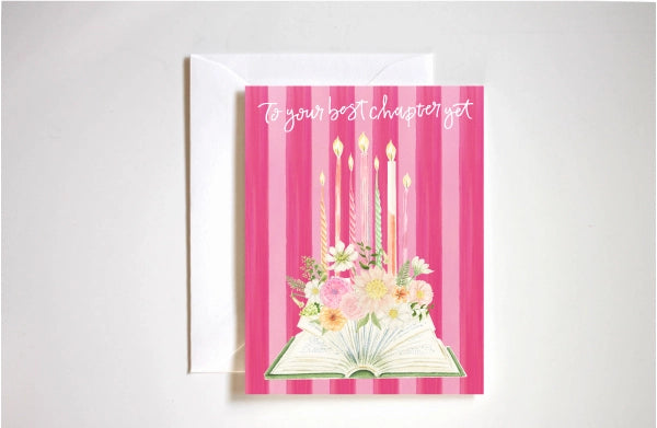 To the Best Chapter Yet Birthday Card