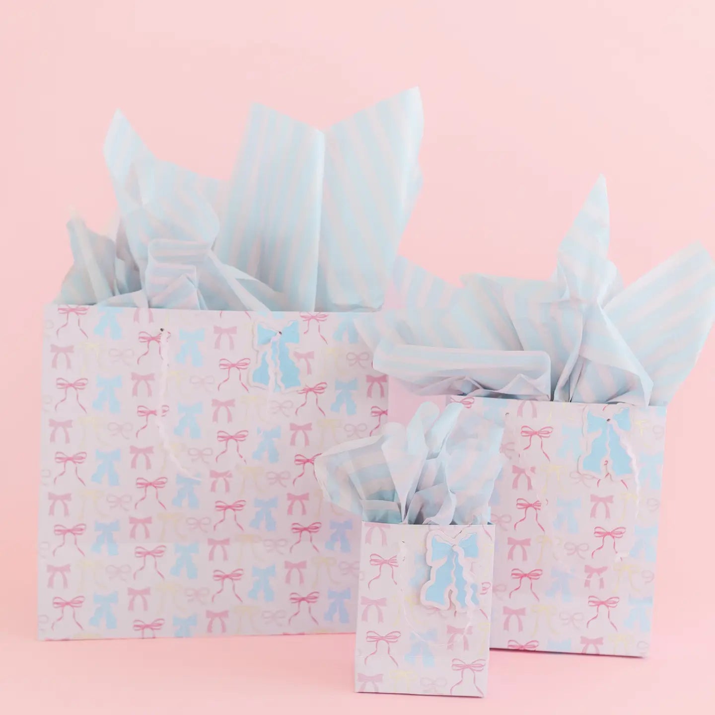 Pastel Bow Gift Bags