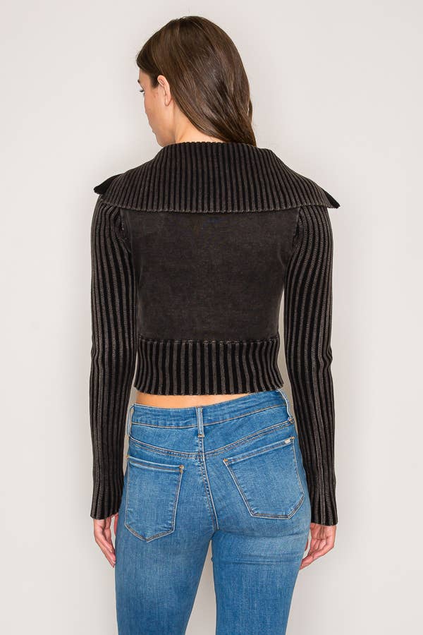 SWEATER ZIP UP