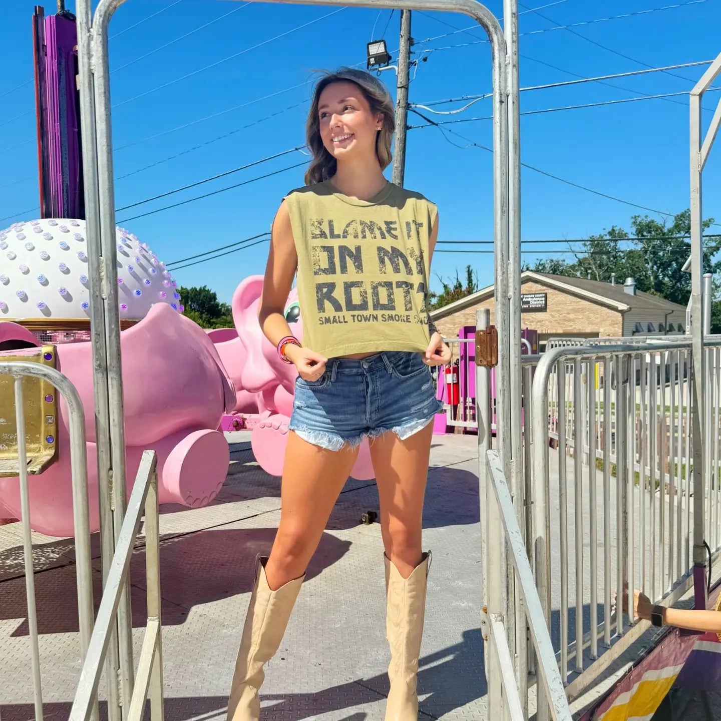 Blame It on My Root Tee