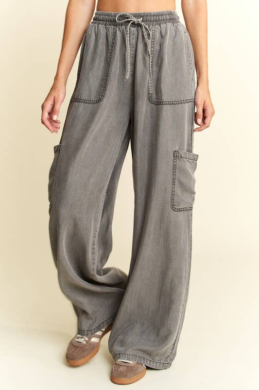 Slate Wide Leg Pants
