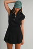 Pleated Romper