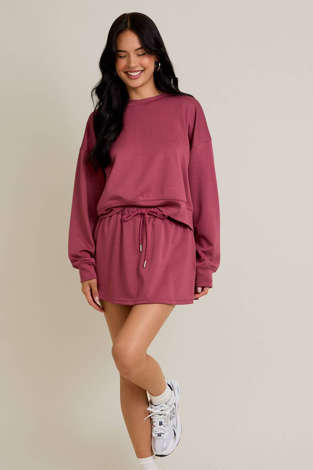 Sweatshirt Skort Set