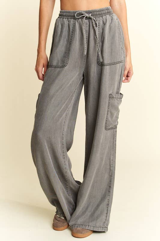 Slate Wide Leg Pants