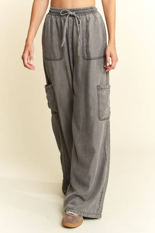 Slate Wide Leg Pants