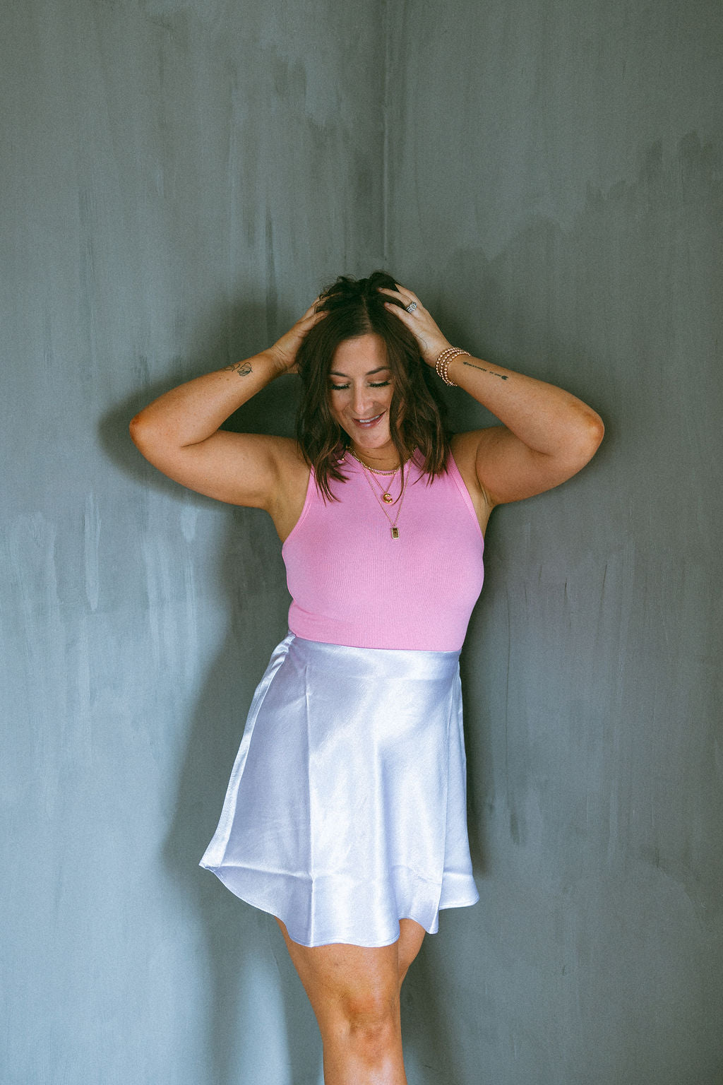 Skater Satin Mini