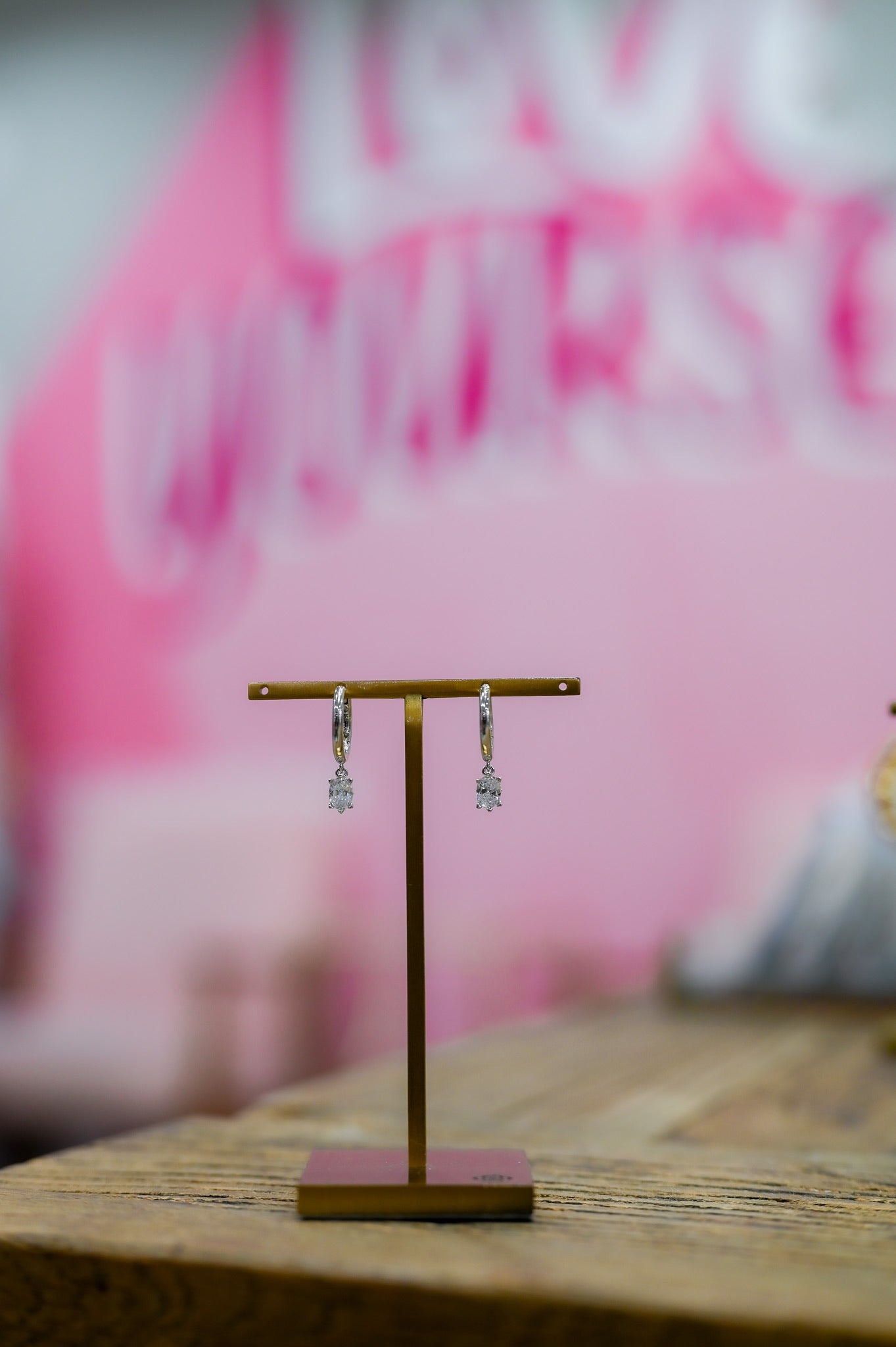 Cailin Stone Huggie Earrings