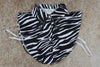 ZEBRA JEWELED CORPORATE COLLAR