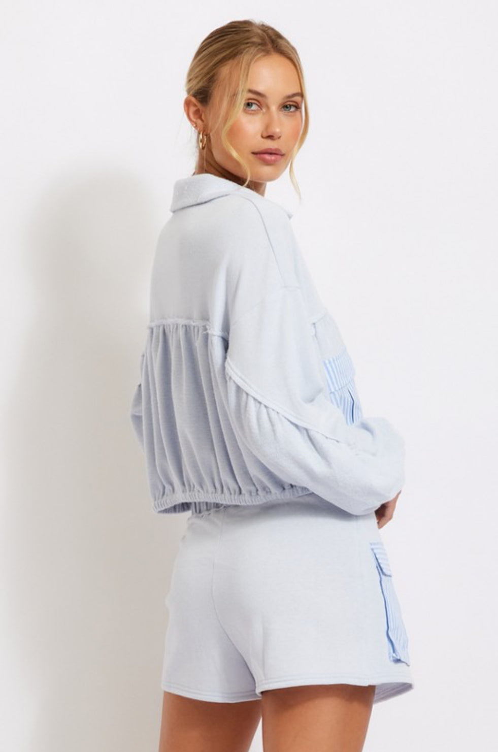 NB Terry Stripe Set
