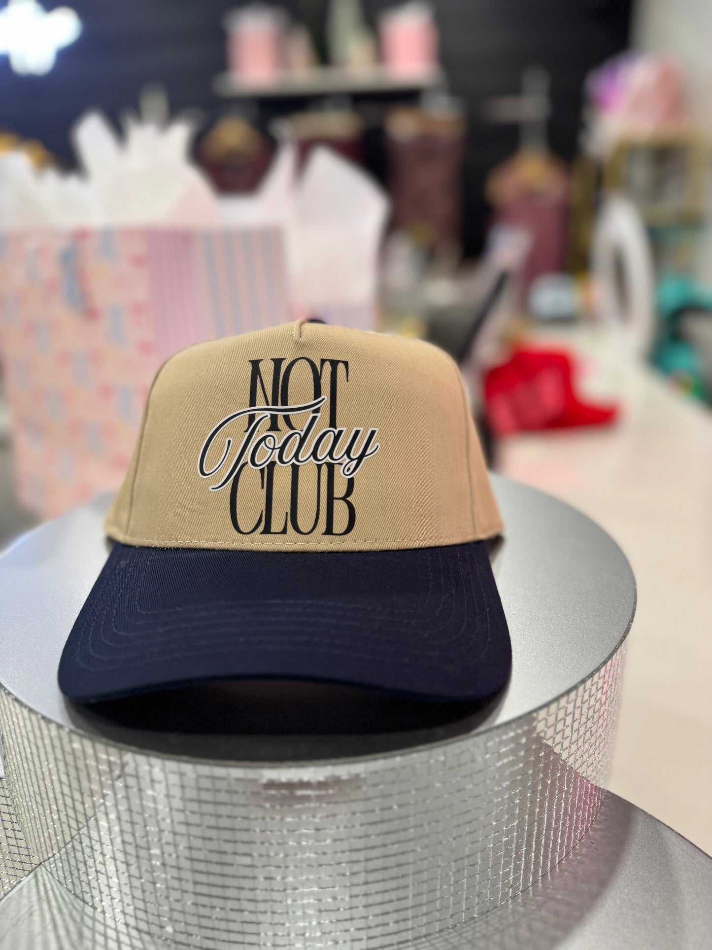 Navy Not Today Club Hat