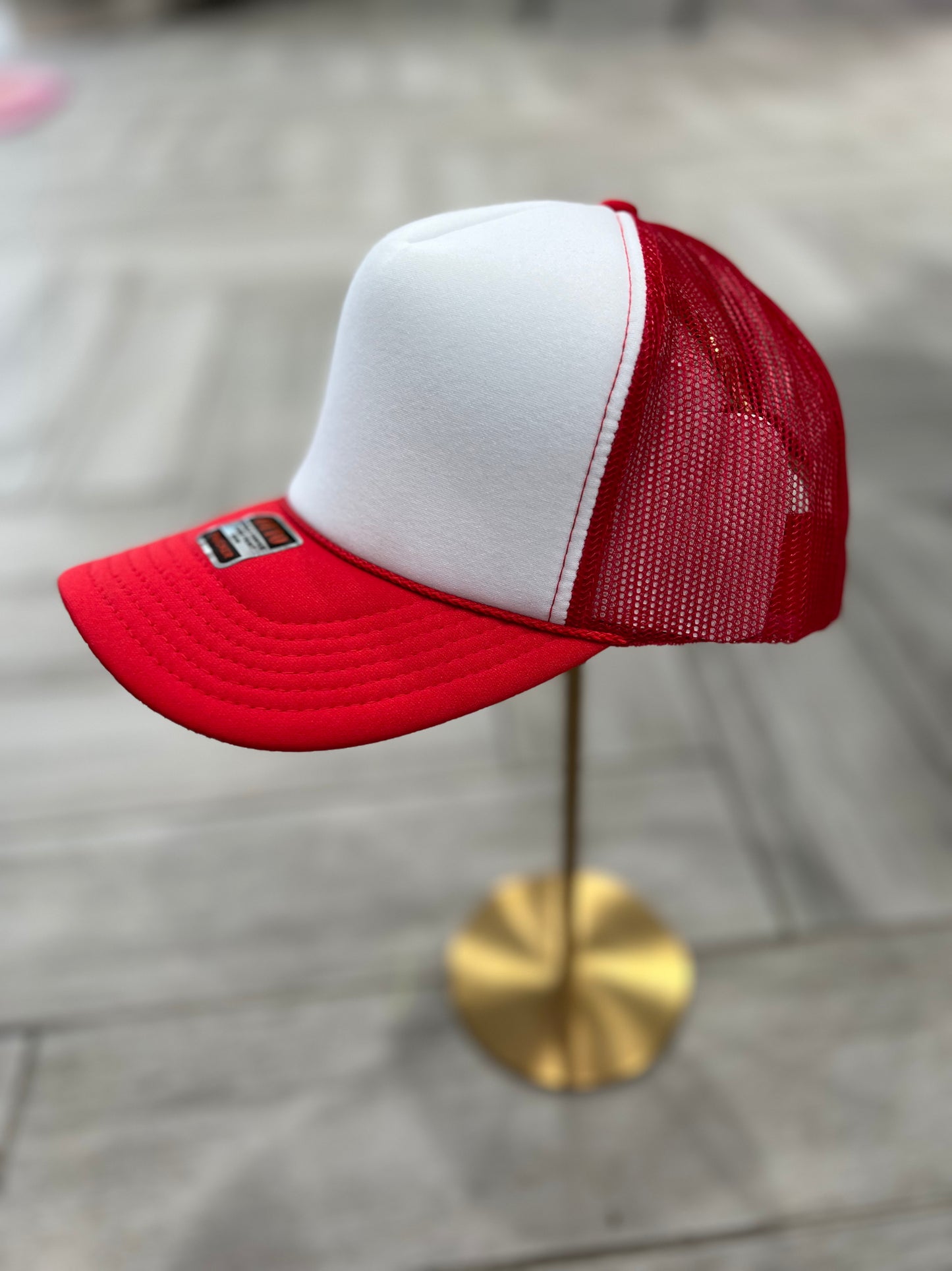 Red & White Trucker Hat