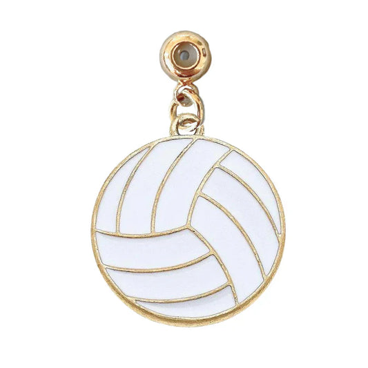 Volleyball Drop Charm