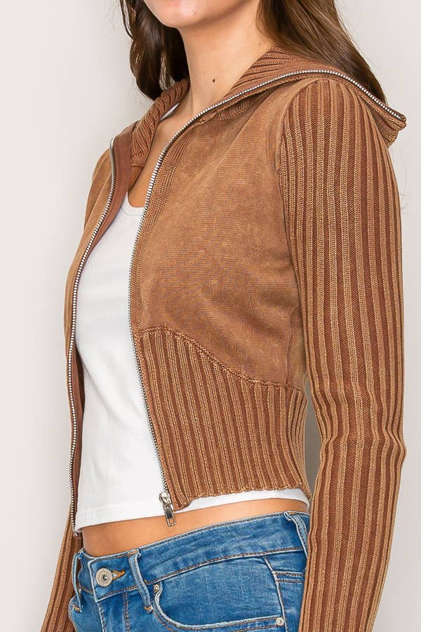 SWEATER ZIP UP