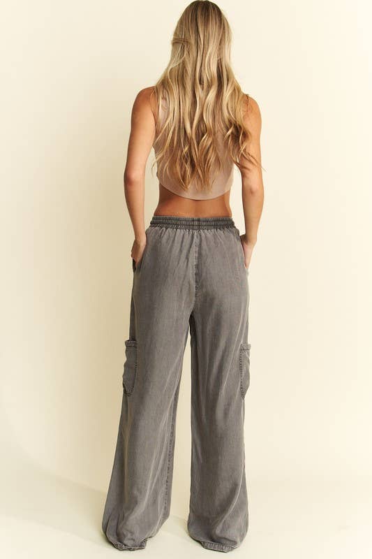 Slate Wide Leg Pants