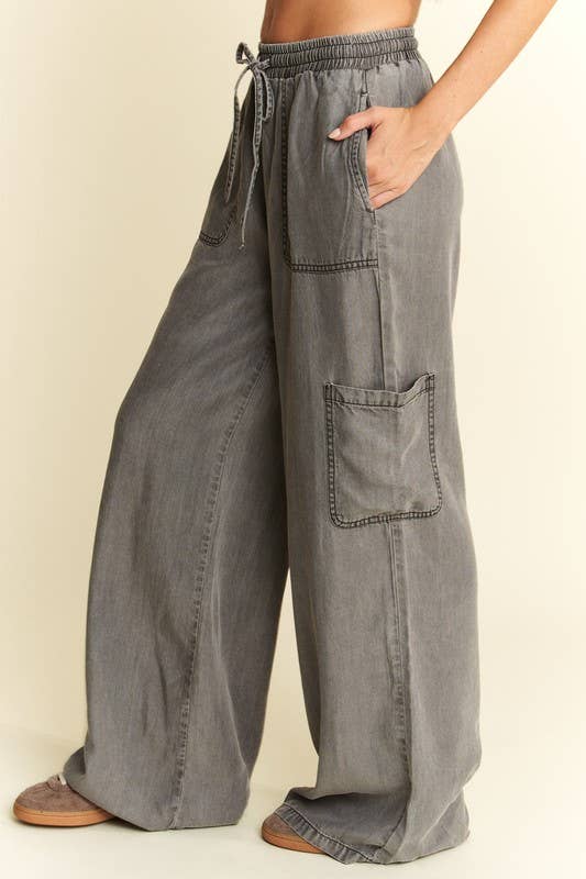 Slate Wide Leg Pants