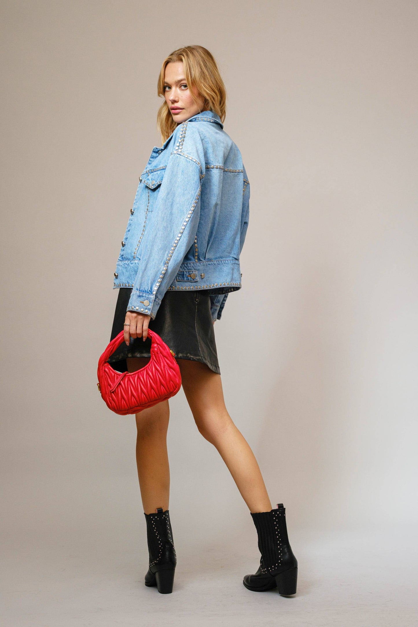 Studded Denim Jacket