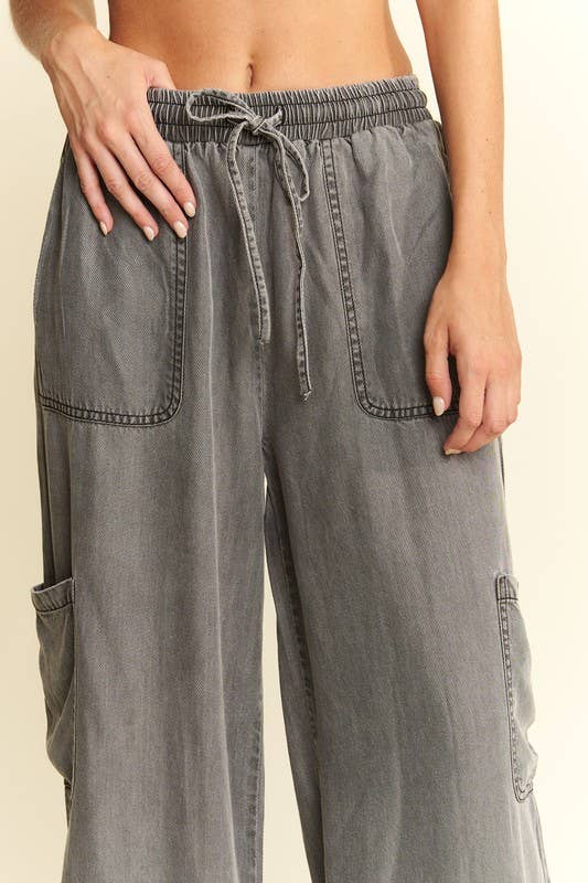 Slate Wide Leg Pants