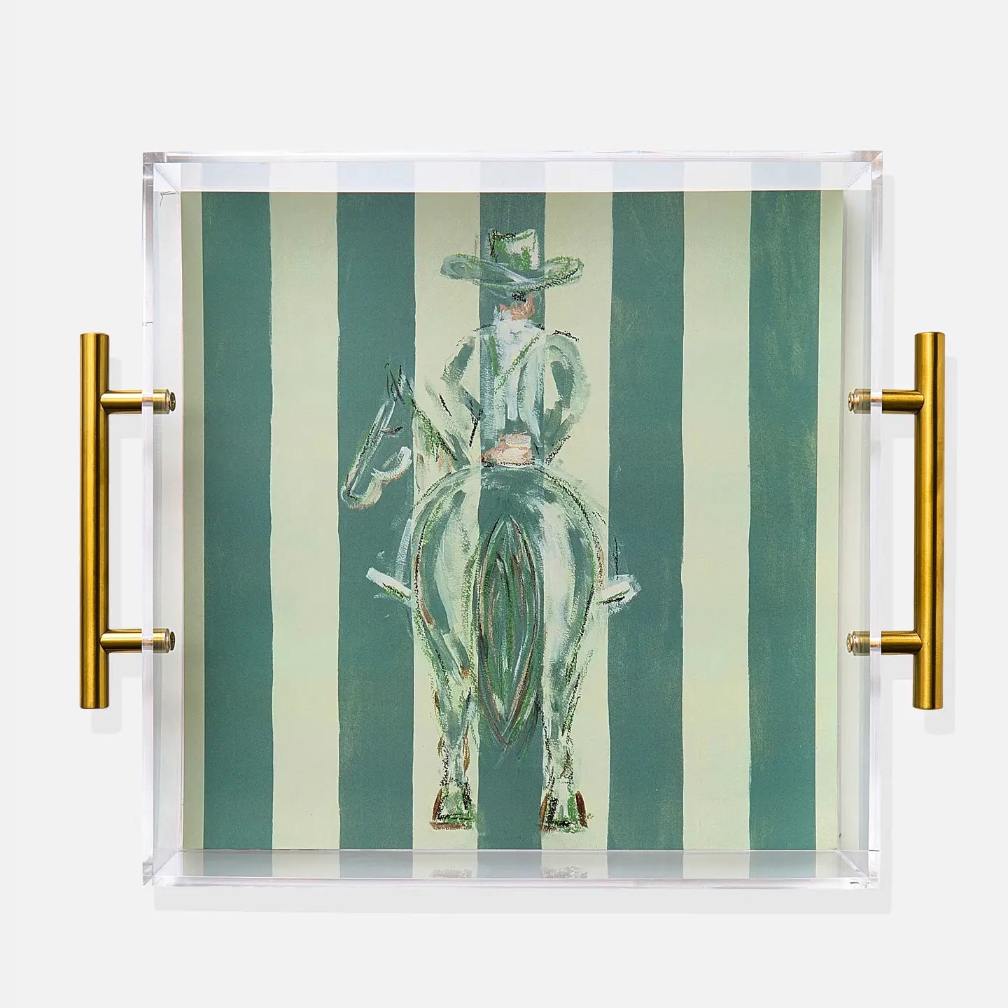 Trailblazer Acrylic Tray w/ Gold Handles