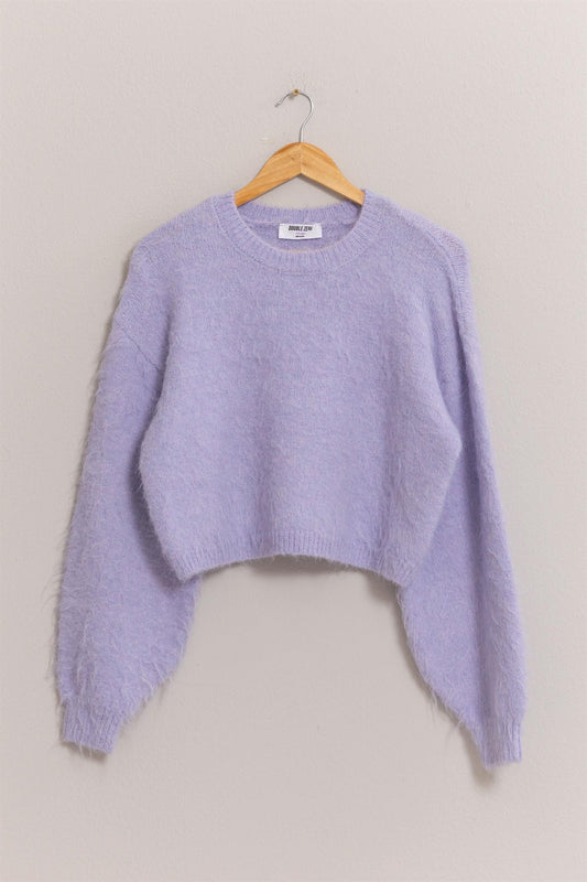 LV Lilac Dream Fuzzy Knit