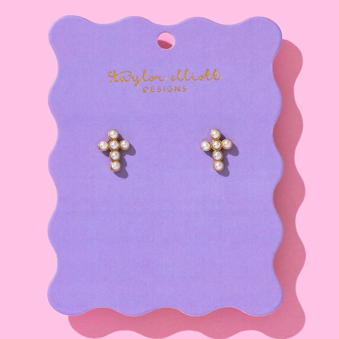 Faith Cross Earrings
