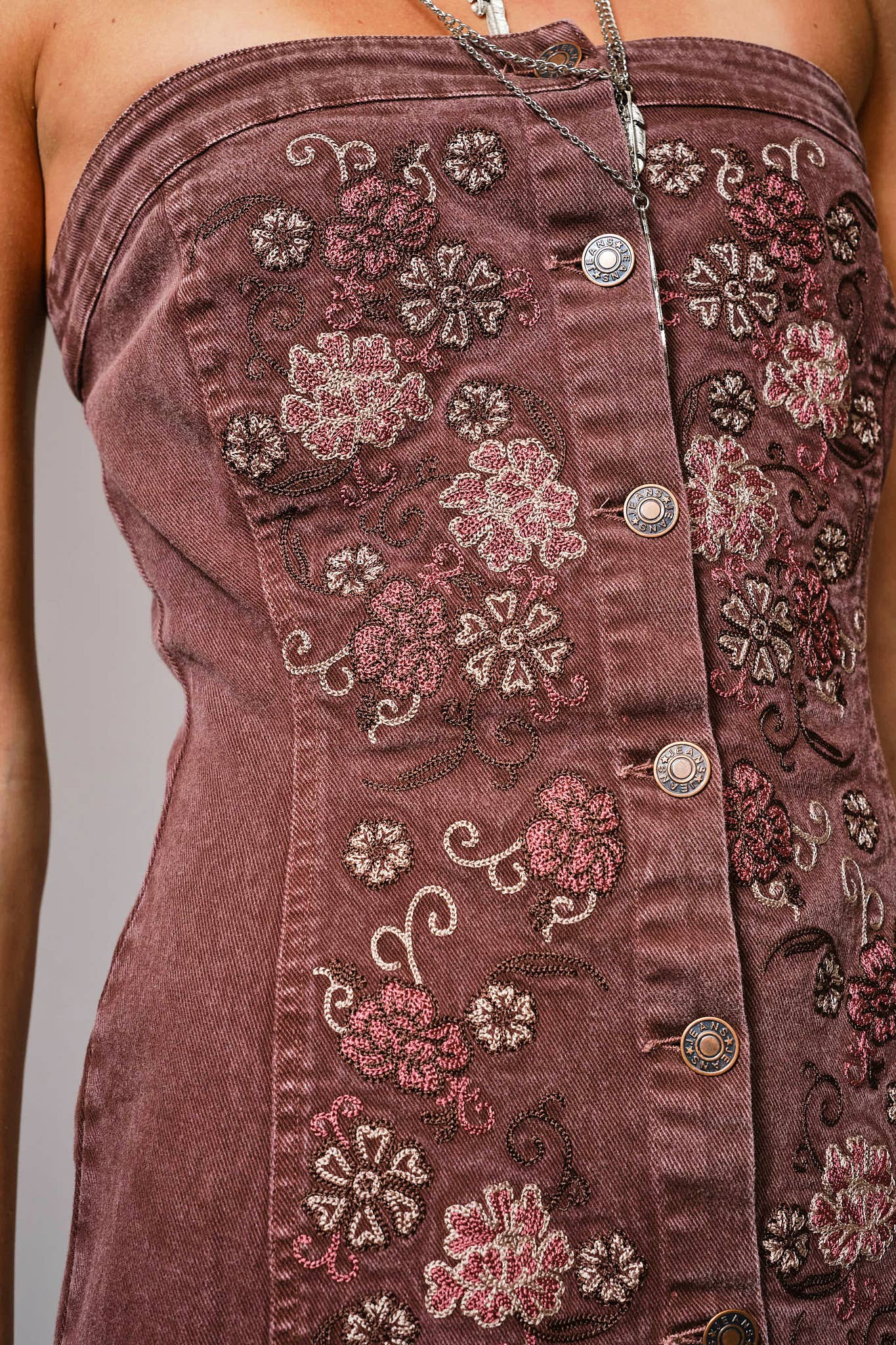 Wild Rose Embroidered Dress