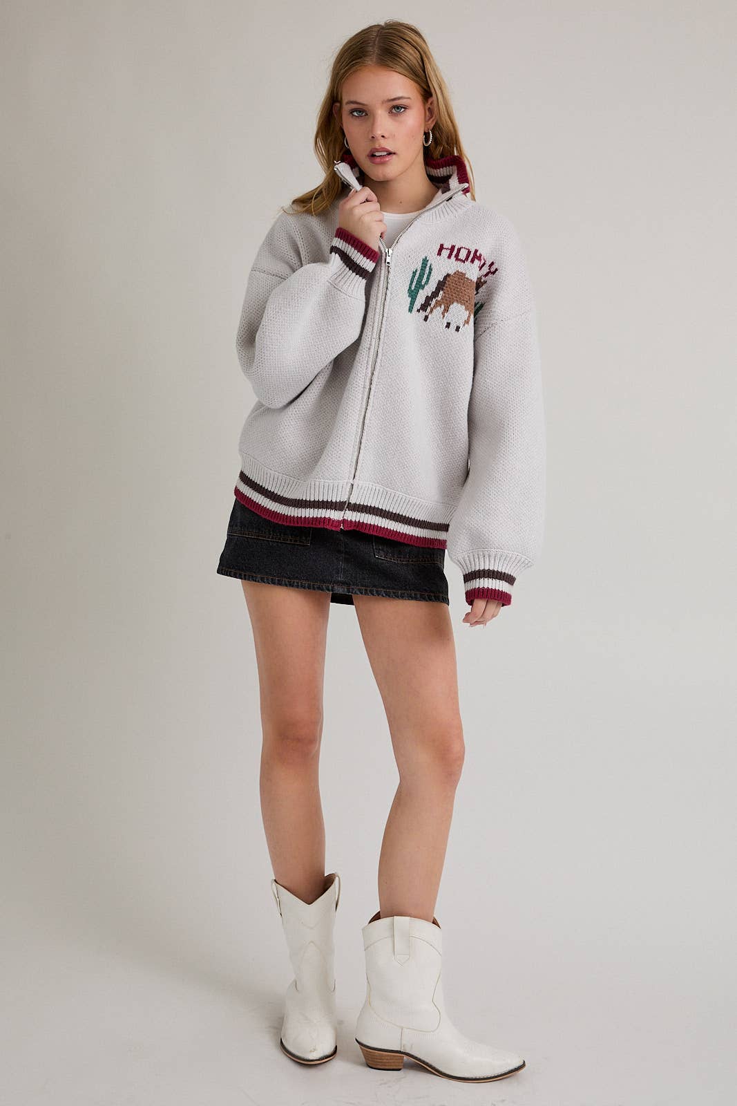 Howdy Cowgirl Sweater Jacket