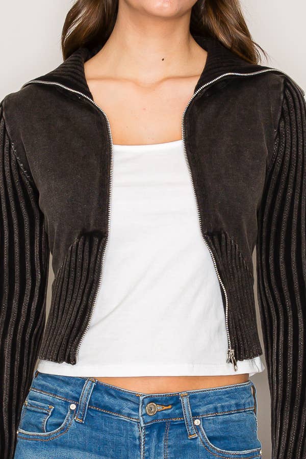 SWEATER ZIP UP