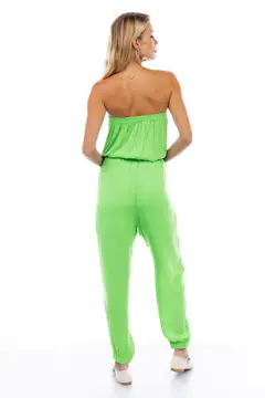 Strapless Elastic Banded Jumpsuit
