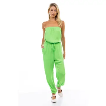 Strapless Elastic Banded Jumpsuit