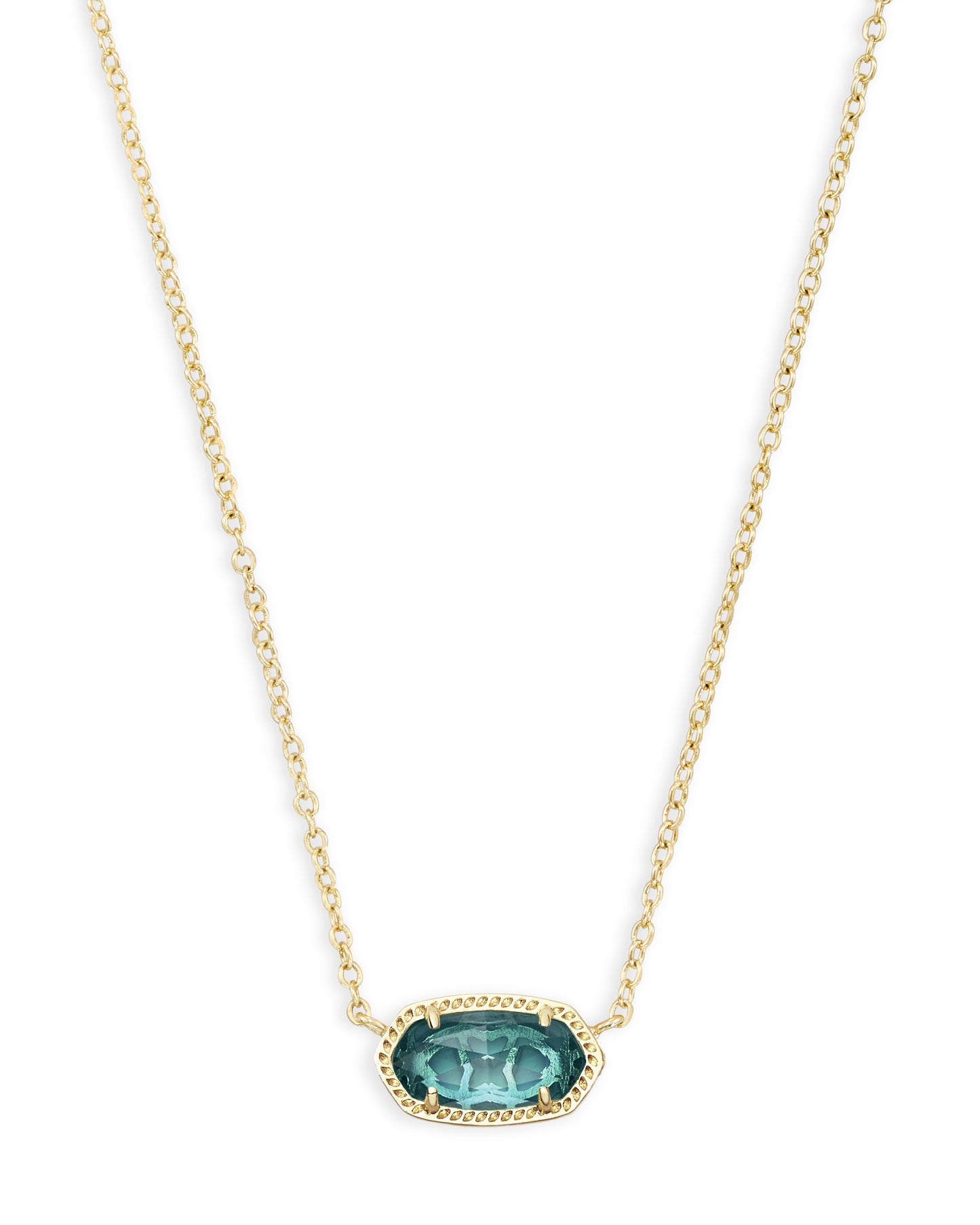 Elisa Gold London Blue Necklace