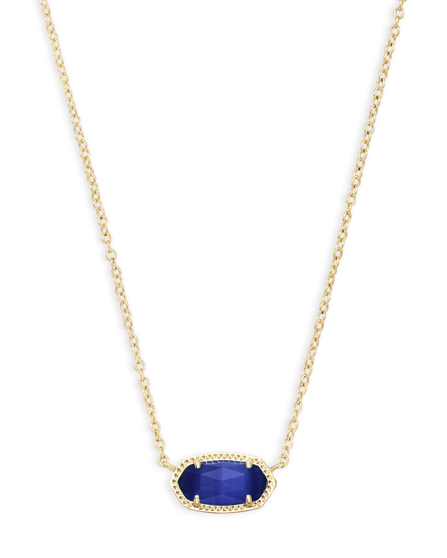 Elisa Gold Cobalt Necklace