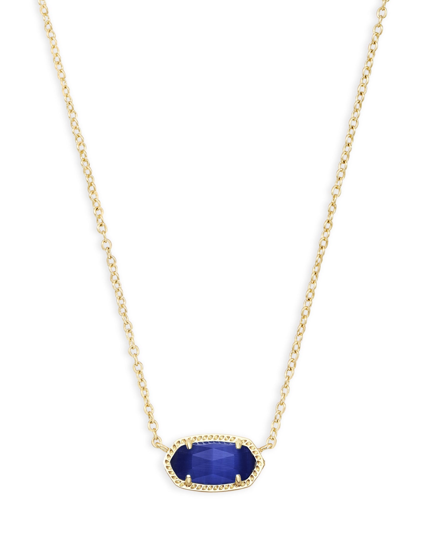 Elisa Gold Cobalt Necklace