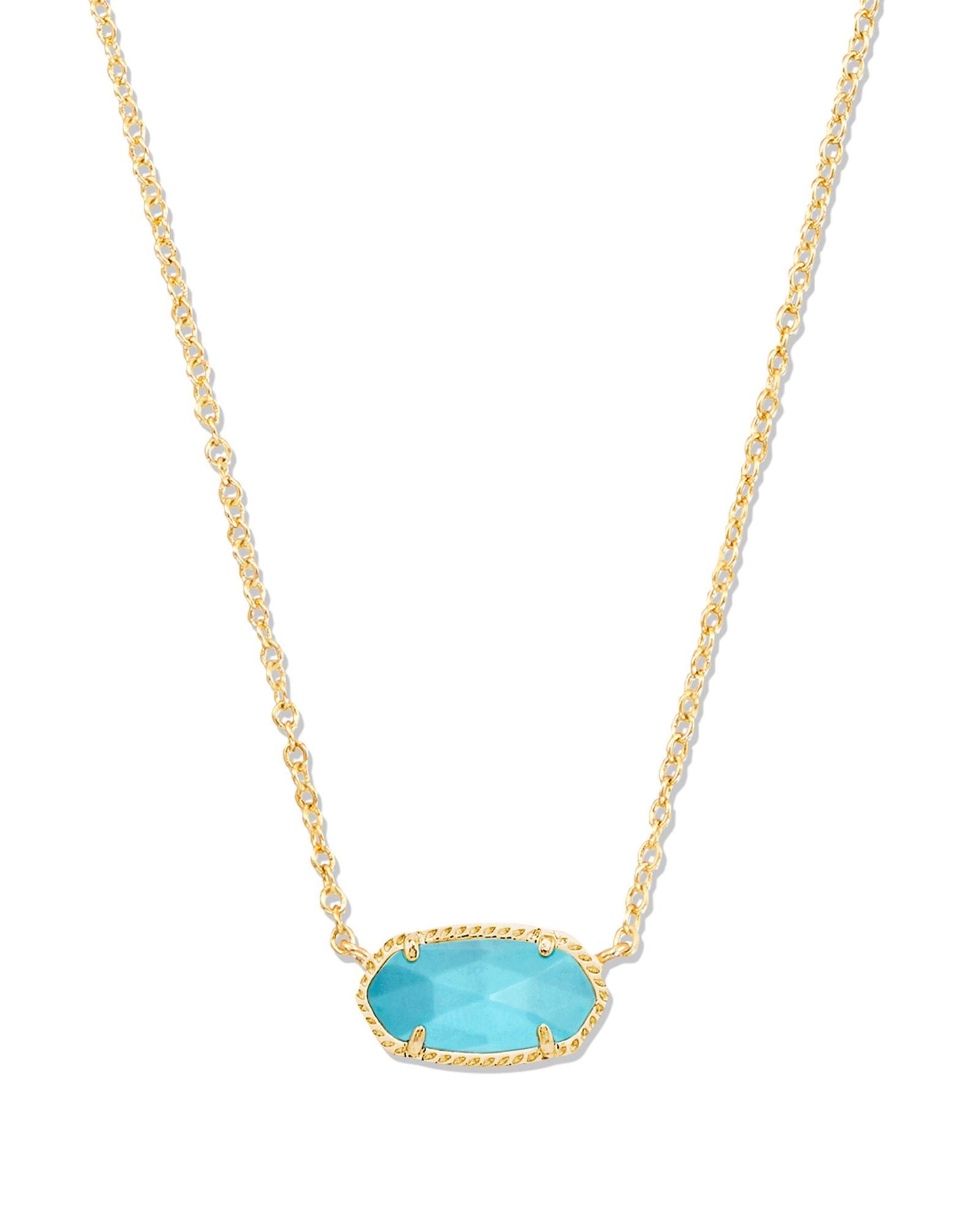 Elisa Gold Turquoise Necklace
